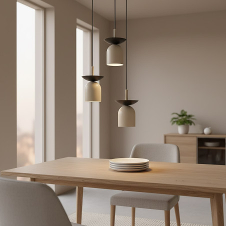 Lampa wisząca EGO 3 PREM BL MOKKA 1612/3PREM EMIBIG