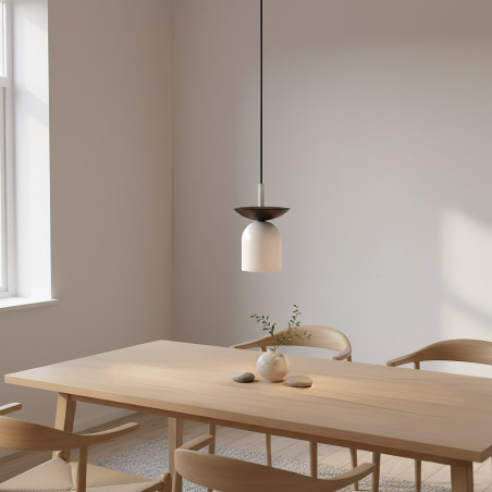 Lampa wisząca EGO 1 BL WHITE 1613/1 EMIBIG