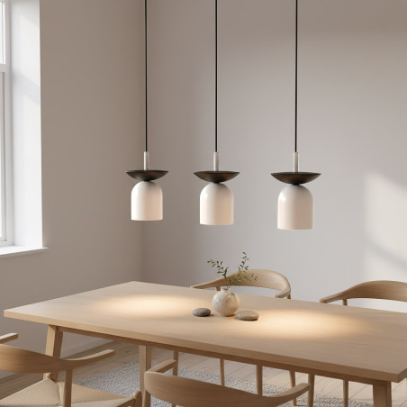 Lampa wisząca EGO 3 BL WHITE 1613/3 EMIBIG