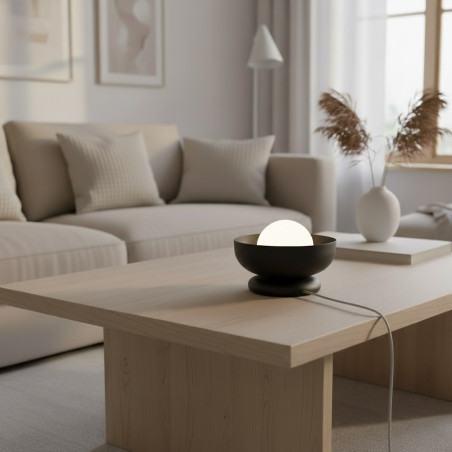 Lampka biurkowa  OZZY LN1 BLACK 1515/LN1 EMIBIG