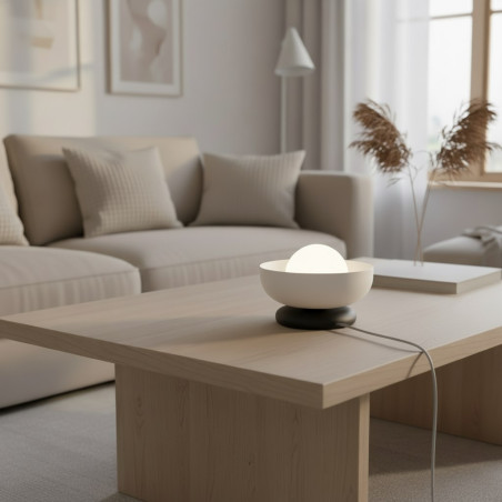 Lampka biurkowa  OZZY LN1 BL WHITE 1516/LN1 EMIBIG
