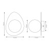 Kinkiet OVO K1 WHITE 1528/K1 EMIBIG