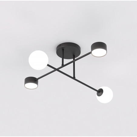 Lampa sufitowa HOLON 4 BLACK 1558/4 EMIBIG