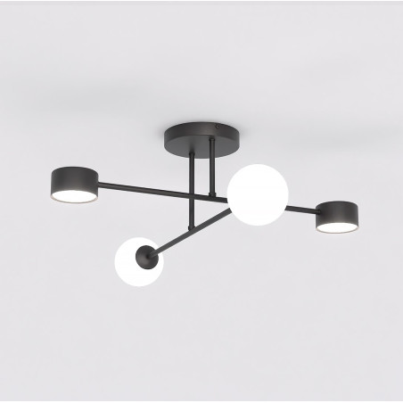Lampa sufitowa HOLON 4 BLACK 1558/4 EMIBIG