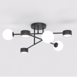 Lampa sufitowa HOLON 6 BLACK 1558/6 EMIBIG