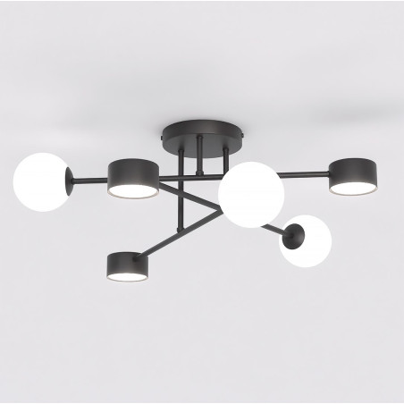 Lampa sufitowa HOLON 6 BLACK 1558/6 EMIBIG