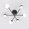 Lampa sufitowa HOLON 6 BLACK 1558/6 EMIBIG