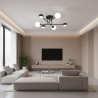 Lampa sufitowa HOLON 6 BLACK 1558/6 EMIBIG
