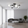 Lampa sufitowa HOLON 6 BLACK 1558/6 EMIBIG