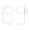 Lampa sufitowa VIVA K1 WHITE 1550/K1 EMIBIG