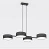 Lampa wisząca DRUMZ 4 BLACK 1562/4 EMIBIG