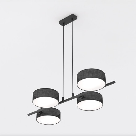 Lampa wisząca DRUMZ 4 BLACK 1562/4 EMIBIG