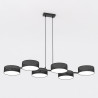 Lampa wisząca DRUMZ 6 BLACK 1562/6 EMIBIG
