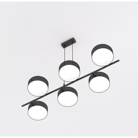 Lampa wisząca DRUMZ 6 BLACK 1562/6 EMIBIG