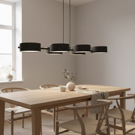 Lampa wisząca DRUMZ 6 BLACK 1562/6 EMIBIG