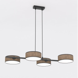 Lampa wisząca DRUMZ 4 BROWN 1563/4 EMIBIG