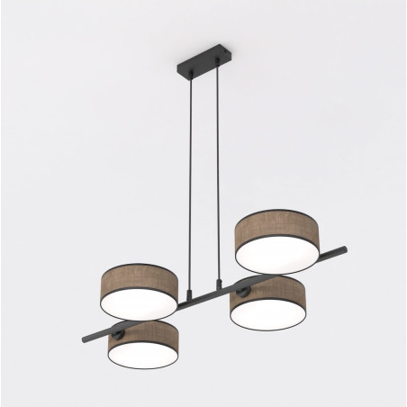 Lampa wisząca DRUMZ 4 BROWN 1563/4 EMIBIG
