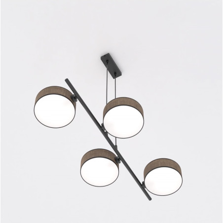 Lampa wisząca DRUMZ 4 BROWN 1563/4 EMIBIG
