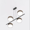 Lampa wisząca DRUMZ 4 BROWN 1563/4 EMIBIG