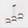 Lampa wisząca DRUMZ 6 BROWN 1563/6 EMIBIG