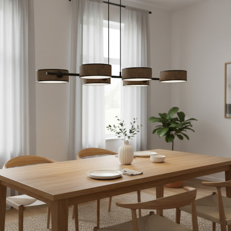 Lampa wisząca DRUMZ 6 BROWN 1563/6 EMIBIG