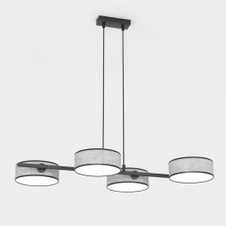 Lampa wisząca DRUMZ 4 GRAY 1564/4 EMIBIG