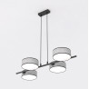 Lampa wisząca DRUMZ 4 GRAY 1564/4 EMIBIG