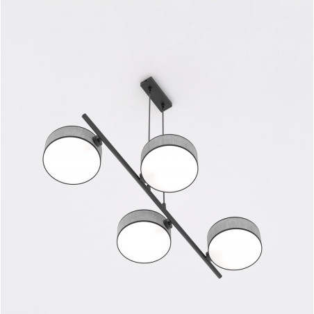 Lampa wisząca DRUMZ 4 GRAY 1564/4 EMIBIG