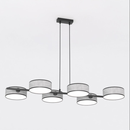 Lampa wisząca DRUMZ 6 GRAY 1564/6 EMIBIG