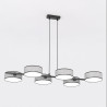 Lampa wisząca DRUMZ 6 GRAY 1564/6 EMIBIG