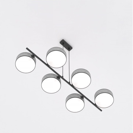 Lampa wisząca DRUMZ 6 GRAY 1564/6 EMIBIG