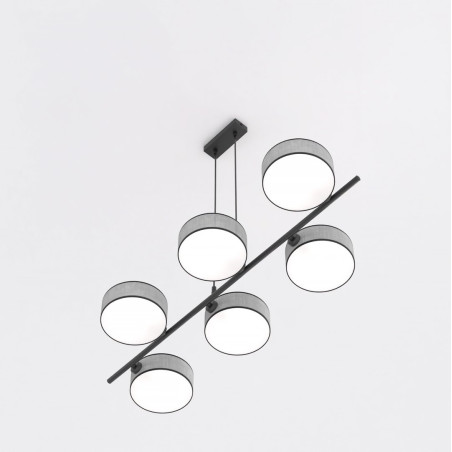 Lampa wisząca DRUMZ 6 GRAY 1564/6 EMIBIG