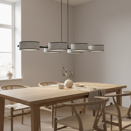 Lampa wisząca DRUMZ 6 GRAY 1564/6 EMIBIG