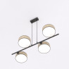 Lampa wisząca DRUMZ 4 RATTAN 1565/4 EMIBIG