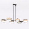 Lampa wisząca DRUMZ 6 RATTAN 1565/6 EMIBIG