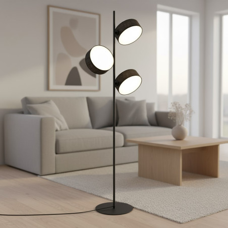 Lampa podłogowa DRUMZ LP3 BLACK 1562/LP3 EMIBIG