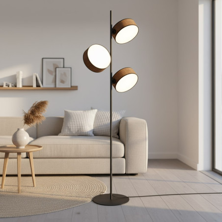 Lampa podłogowa DRUMZ LP3 BROWN 1563/LP3 EMIBIG