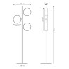Lampa podłogowa DRUMZ LP3 GRAY 1564/LP3 EMIBIG