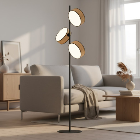 Lampa podłogowa DRUMZ LP3 RATTAN 1565/LP3 EMIBIG