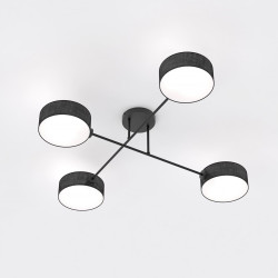 Lampa sufitowa MAGA 4 BLACK 1568/4 EMIBIG