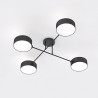 Lampa sufitowa MAGA 4 BLACK 1568/4 EMIBIG