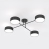 Lampa sufitowa MAGA 4 BLACK 1568/4 EMIBIG