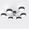 Lampa sufitowa MAGA 6 BLACK 1568/6 EMIBIG