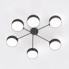 Lampa sufitowa MAGA 6 BLACK 1568/6 EMIBIG