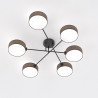 Lampa sufitowa MAGA 6 BROWN 1569/6 EMIBIG