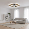 Lampa sufitowa MAGA 6 RATTAN 1571/6 EMIBIG