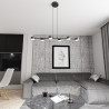 Lampa wisząca MEGARA 6 BL 1439/6 EMIBIG