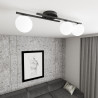 Lampa sufitowa KAIRO 3 BL OPAL 1446/3 EMIBIG