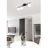 Lampa sufitowa KAIRO 3 BL OPAL 1446/3 EMIBIG