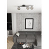 Lampa sufitowa KAIRO 3 BL GRAFIT 1447/3 EMIBIG